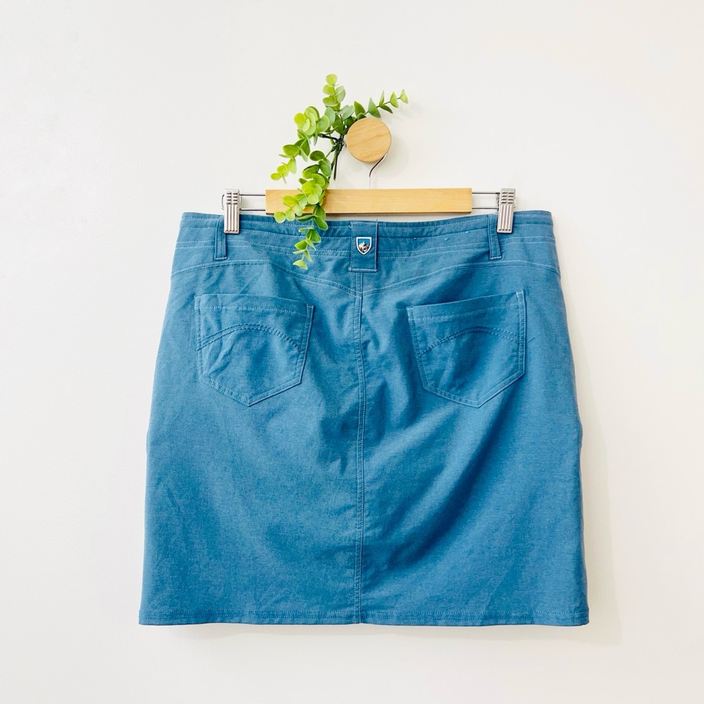 Kuhl Kontour Lined Blue Hiking Outdoor Skort With Pockets - Picture 7 of 11